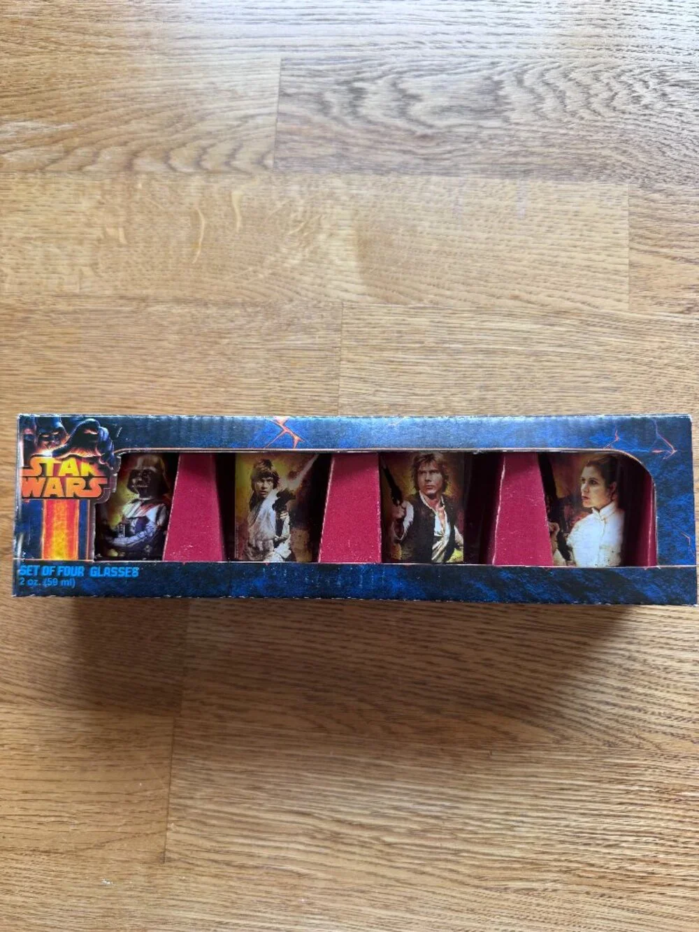 Star Wars Shot Glasses Set of 4 NIB
